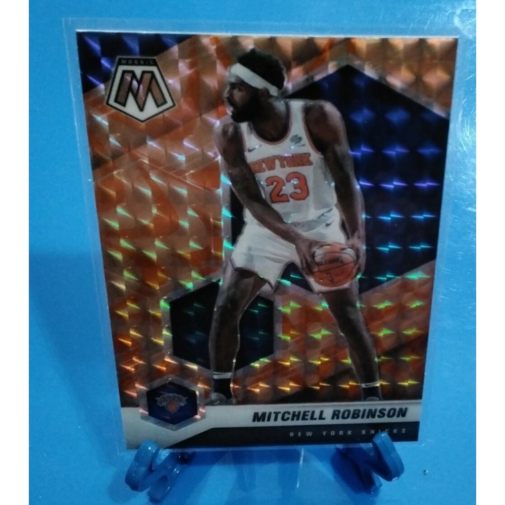 2020-21 Panini Mosaic Mitchell Robinson Reactive Orange #178 New York Knicks
